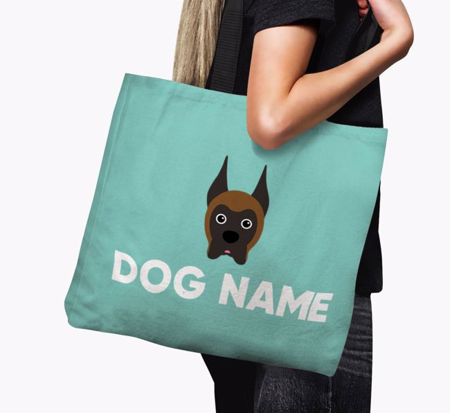 Personalized {dogsName} Icon Canvas Bag